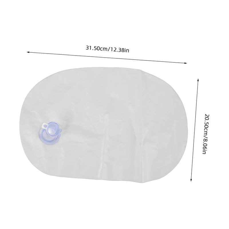 BIUDECO Bathtub Seat Cushion with Suction Cups Inflatable Water Filled