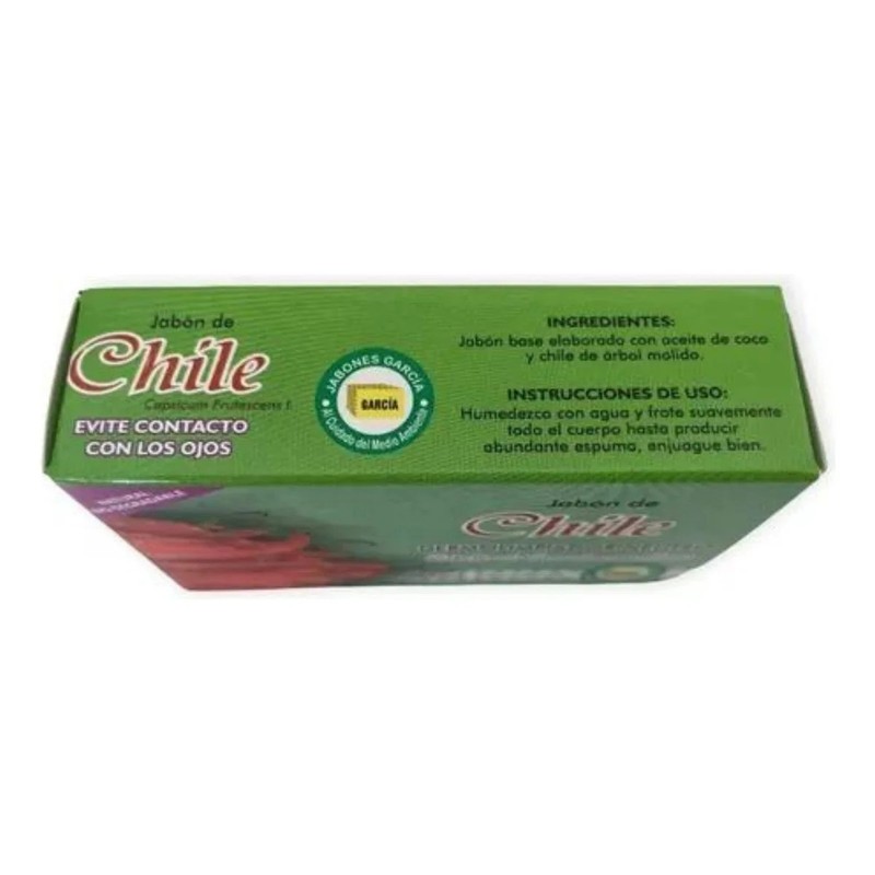 Jabón García De Chile 1 Pieza 125g Ecológico Biodegradable