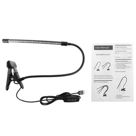 10W USB Powered LED Plant Lamps Full Spectrum ClipOn Grow Light for Indoor Vegetable Flower Seedling