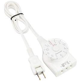 Panasonic WH3111WP Dial Timer, 11-Hour Form, 3.3 ft (1 m) Cord, White