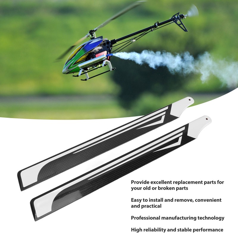 1 Pair of RC Helicopter Propellers Main Rotor High Strength