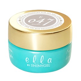 ella BY SHINYGEL E047 Color Gel, Smoke (Elabai Shiny Gel), UV/LED Compatible