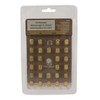 Walnut Hollow Hotstamps Set de Sellos del Alfabeto, Minialfabeto en