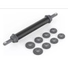 Professional Nonstick Rolling Pin with Adjustable Rings – 11" (28
