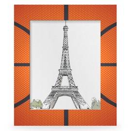 Mardesigns Basketball 8x10 Picture Frame Sport Balls Wall Gallery Photo Frames Fits 6x8 & 8 x10 Picture for Table Top Display and Wall Photo Frame