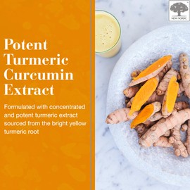 New Nordic New Nordic Turmeric Gummies - Dairy-Free, Gluten-Free Joint Health Supplement for Elbow, Shoulder, Knee & Hip Support - 60 Vegan Gummies