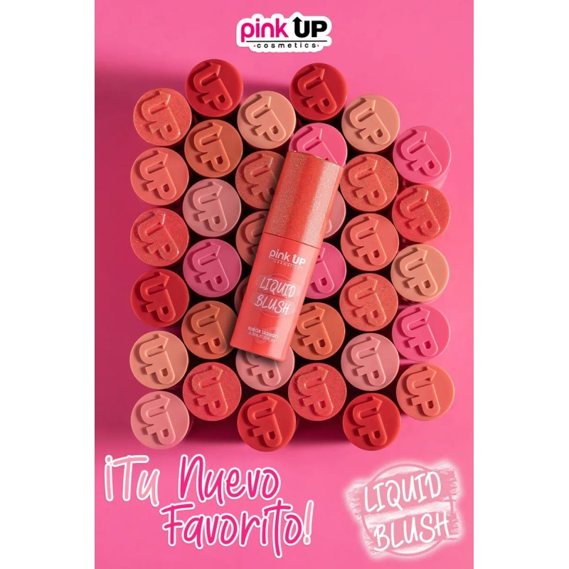 Rubor Líquido Pink Up Liquid Blush Larga Duración