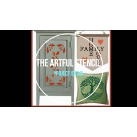 Unbranded CHRISTMAS TREE 3 STENCIL - Christmas Tree Stencil, Pine Tree- The Artful Stencil