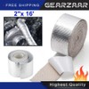 Gearzaar 2"x16'Adhesive Exhaust Header Turbo Manfold Pipe Aluminum Heat Shield