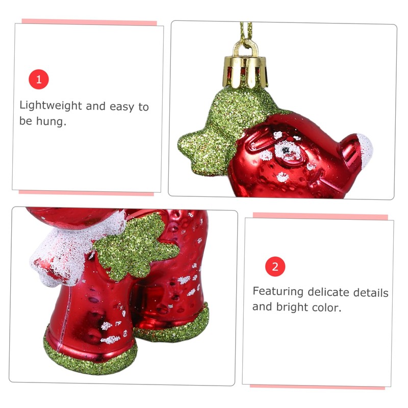 MAGICLULU 4pcs Xmas Tree Hanging Ornaments Christmas Themed Deer Decorations
