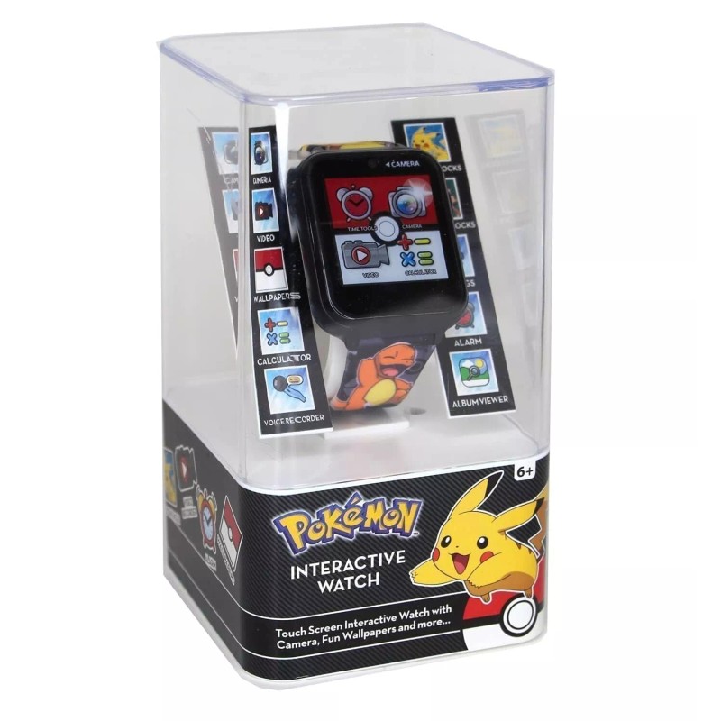Rarewaves Accutime Kids Pokémon Pikachu Black Digital LED Watch with
