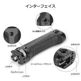 SmallRig Zhiyun Weebill-S Hand Grip for Zhiyun WEEBILL-S Special Cold Shoe Structure Handle for Zhiyun Weebill-S Compatible with zhiyun weebill Stabilizer - BSS2636C