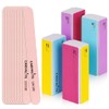 Canvalite Limas de uñas y amortiguadores, moldea/suaviza/brilla, lima multifuncional y