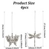 Runseaway 4PCS 14 Inch Ceiling Fan Pull Chains Extender, Dragonfly