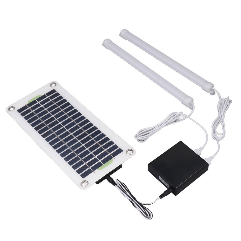 Solar Light Tube 30W 12V5V Dual USB LED Solar Panel
