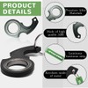 LAJUP Decompression Key Ring, Rotating Ring Toy, Rotating Key Ring,
