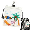 Golf Valuables Bag | PU Leather Golf Tee Storage Bag,Golf