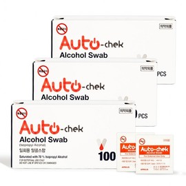 Autocheck disposable alcohol swab 300 sheets