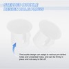 sourcing map 70Pcs Plastic Hole Plugs, 6mm(1/4") Flush Type Panel