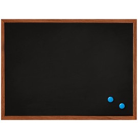 Besso Wood Framed Chalkboard - Premium Magnetic 18 x 22 Rustic Chalk Board, Great with Regular or Liquid Chalk Markers, Non Porous Wall Hanging Blackboard Sign