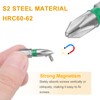 sourcing map 5pcs Phillips Screwdriver Bit PH1 1/4" Hex Shank