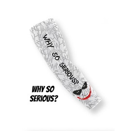Why So Serious? Arm Sleeve Baseball Football Basketball - Size: XL
