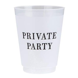 Santa Barbara Design Studio Face to Face Frost Flex Cups - Private Party (Pack of 5)