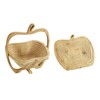 Wenko Maximex Foldable 2-in-1 Bamboo Fruit Basket, Antibacterial, Can be
