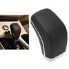 Car Automatic Gear Shift Knob Matt Black Artificial Leather Glossy