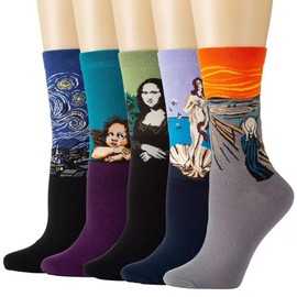 Socks for Women Womens Socks Women’s Crew Socks for Women Cute Funny Socks for Women Crazy Socks Cotton- X1-tianshi928