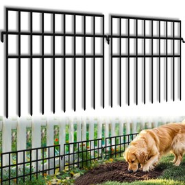 KYATE 14 Panels Dog Digging Fence Barrier, 19.83ft(L) X 13in(H) Animal Barrier Fences, No Dig Defense Rabbits Fencing for Garden Outdoor Yard Deck Bottom Blocke