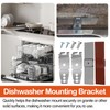Granite Dishwasher Mounting Bracket Kit Replacement Granite Grabbers Dishwasher Mounting