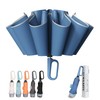 TUMAAOTU Compact Inverted Umbrella with Never Forget Carabiner Handle -