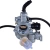Glenparts 19mm PZ19 Manual Choke Carburetor for Kazuma Falcon Panda