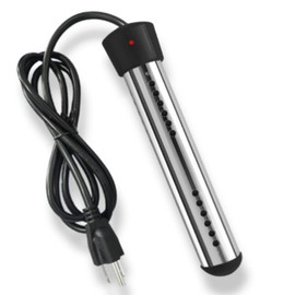 1500W Immersion Water Heater with Stainless Steel Guard Portable Electric Submersible Water Heater