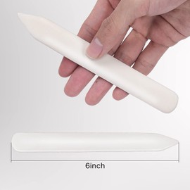 Esamero Genuine Bone Folder Tool for Paper Crafts Origami Paper Bookbinding and Leather Crafting (2 Pcs)
