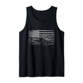 American Flag Snowmobile Apparel - Snowmobile Tank Top