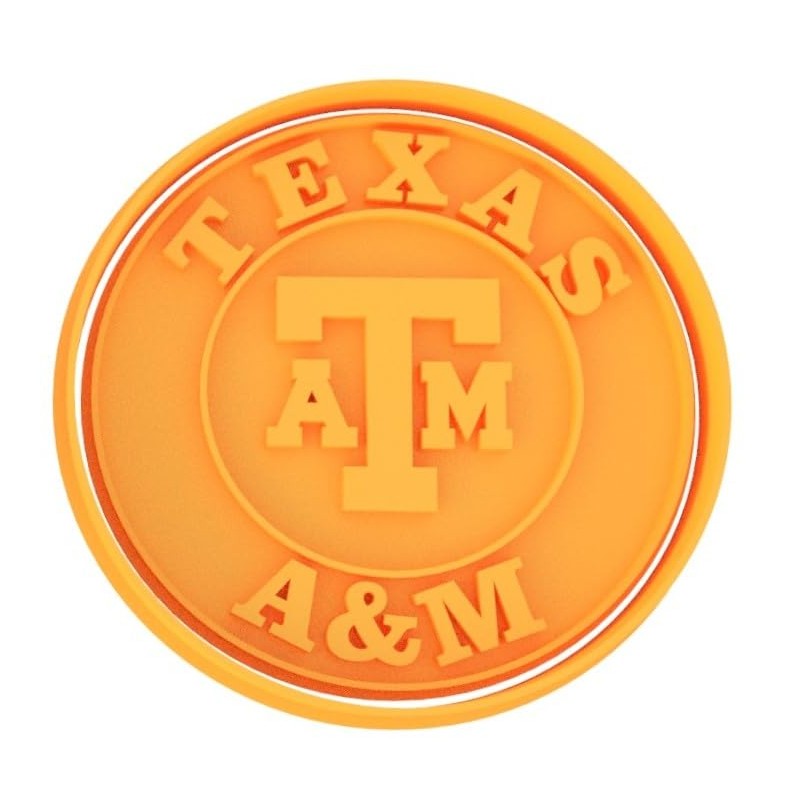 Texas A&M Cookie Cutter & Stamp