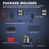 Nilight RGB LED Rock Lights Kit 4 PCS 18LED Wide