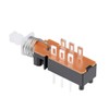 sourcing map Push Button Switch DPDT 6 Pin 1 Position