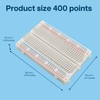 MMOBIEL 1pcs Solderless PCB Breadboard Prototype Circuit Board – 1x400