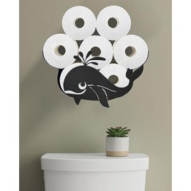 Wigag Dragonfly Toilet Paper Holder for Extra 8 Rolls, Funny Decorative Toilet Paper Storage Wall Mounted, Farmhouse Bathroom Animal Decor Accessories Storage Cabinet