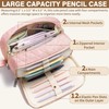 62PCS Aesthetic School Supplies with Cute Pencil Case, Pastel Highlighters