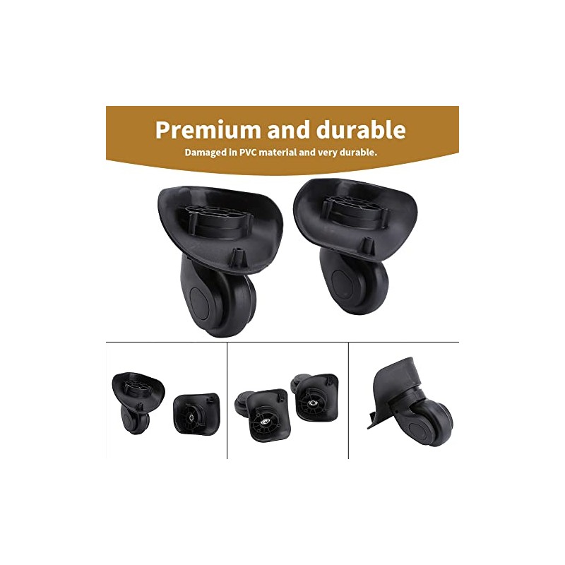 Suitcase Luggage Wheels, 2pcs Universal Suitcase Wheel for Travel Case