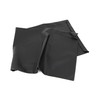 Wind Deflector Bag 100 x 40 cm Black Faux Leather