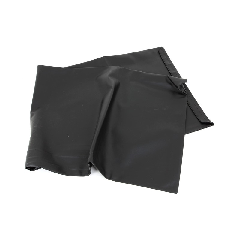 Wind Deflector Bag 100 x 40 cm Black Faux Leather