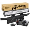 SKYWORLD LED Light Bar, 20 inch 126W Spot Flood Combo
