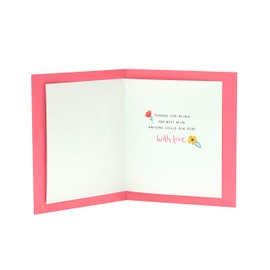 UK Greetings Mother's Day Card from Son With Envelope - Funny Design,White