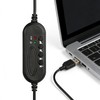 CENMIGO Wired Headset with Noise Cancelling Mic, USB Connectivity, Plug