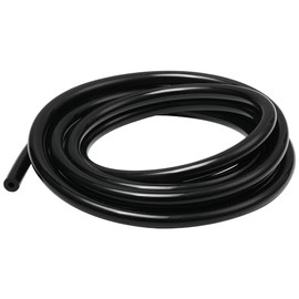 Podavelle 3/16" 5mm ID Silicone Vacuum Hose Line Tubing 10FT Black 130 PSI Maximum Pressure